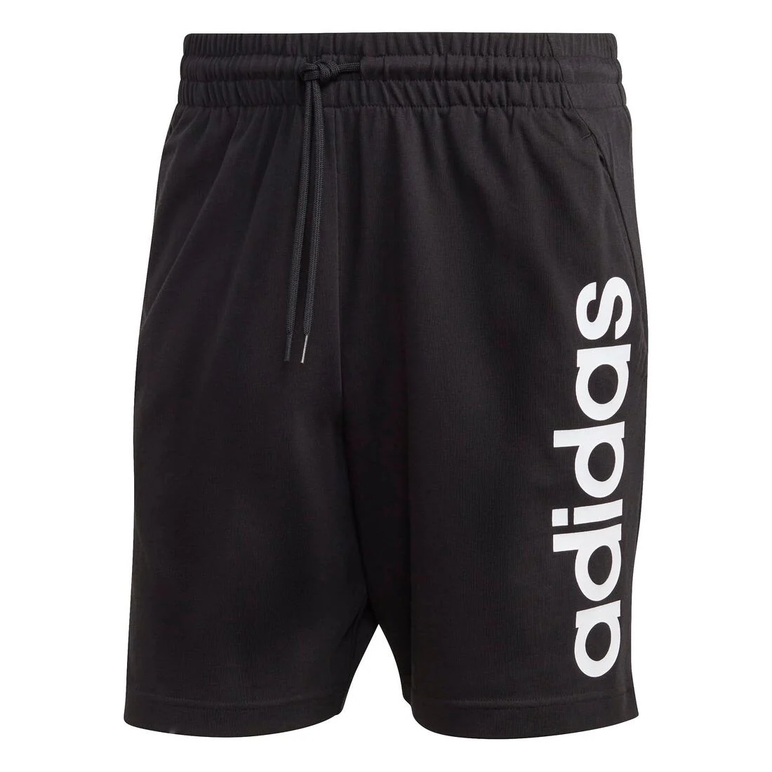 AEROREADY Essentials Single Jersey Linear Logo Shorts, Black