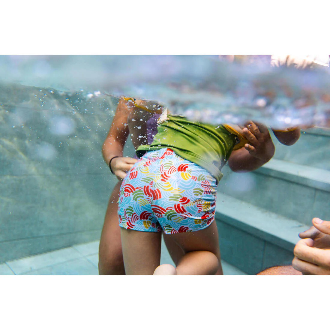 Baby/Kids’ Swim Shorts - Blue Crab Print - Image 45