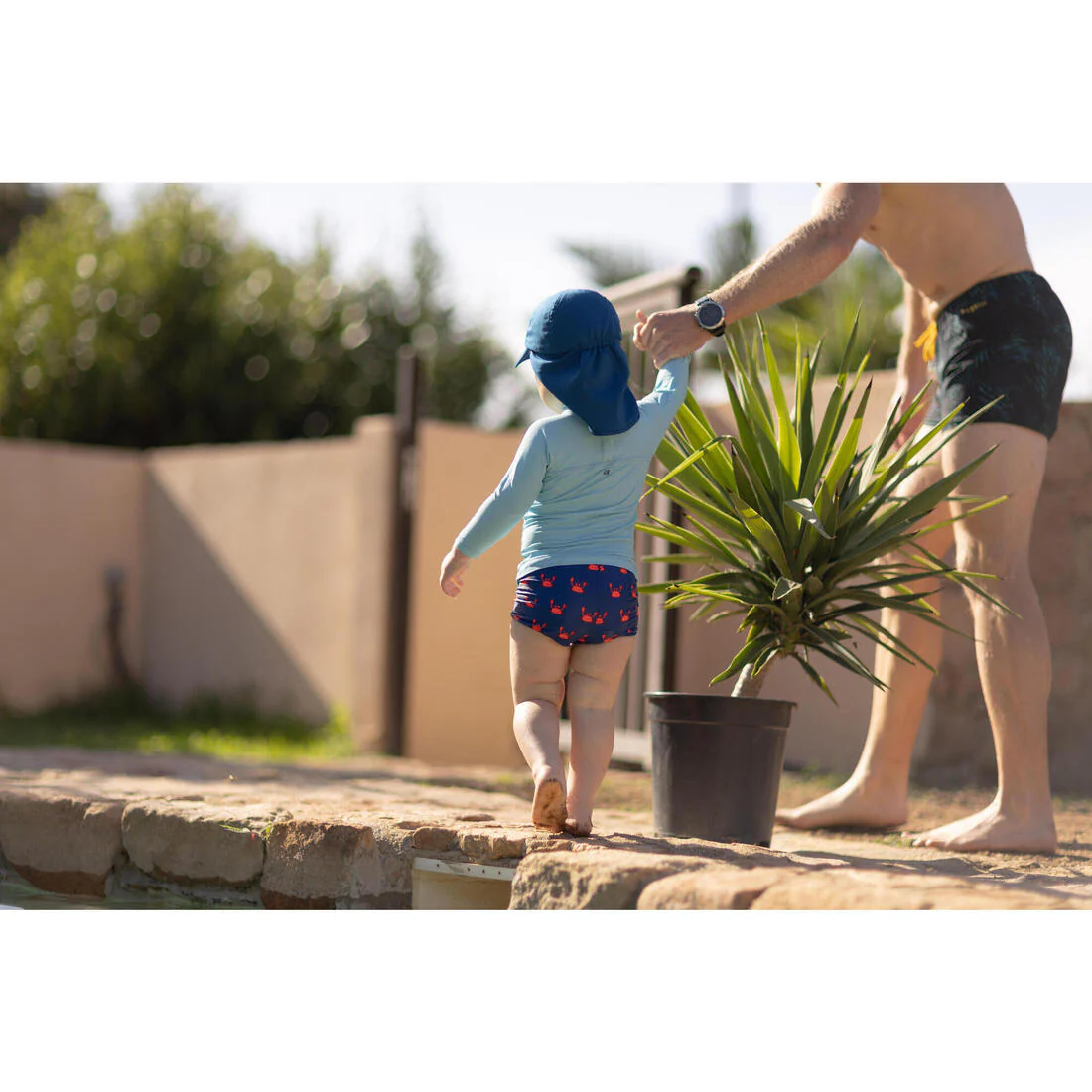 Baby/Kids’ Swim Shorts - Blue Crab Print - Image 82