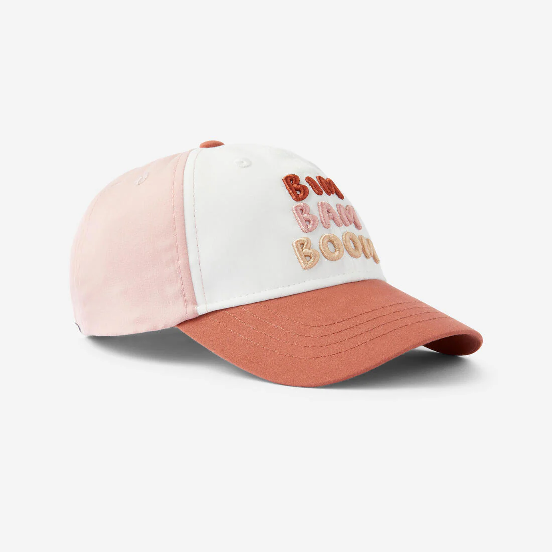 Baby's Unisex Adjustable Multisport Cap - Pink White Terracotta - Image 2