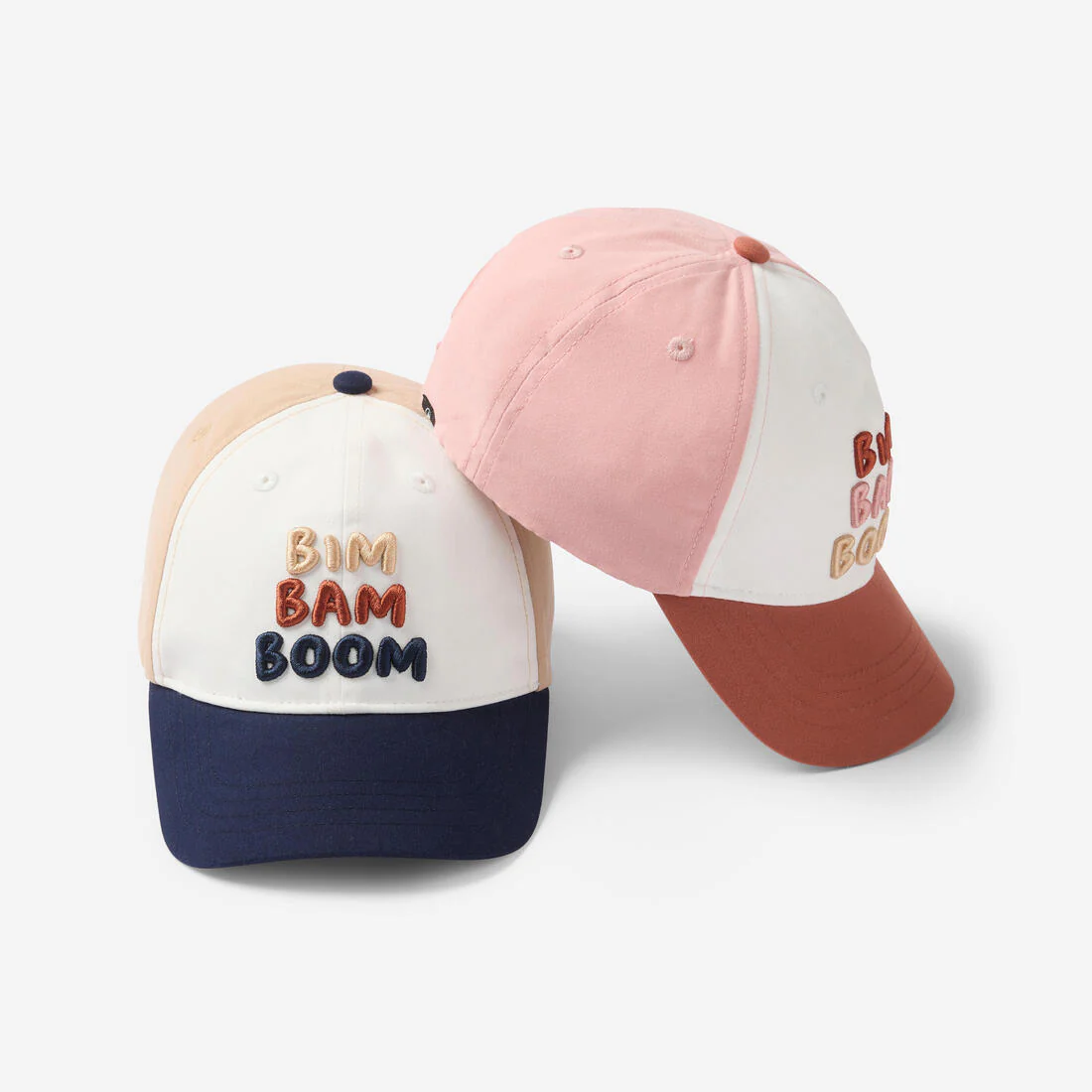 Baby's Unisex Adjustable Multisport Cap - Pink White Terracotta - Image 34