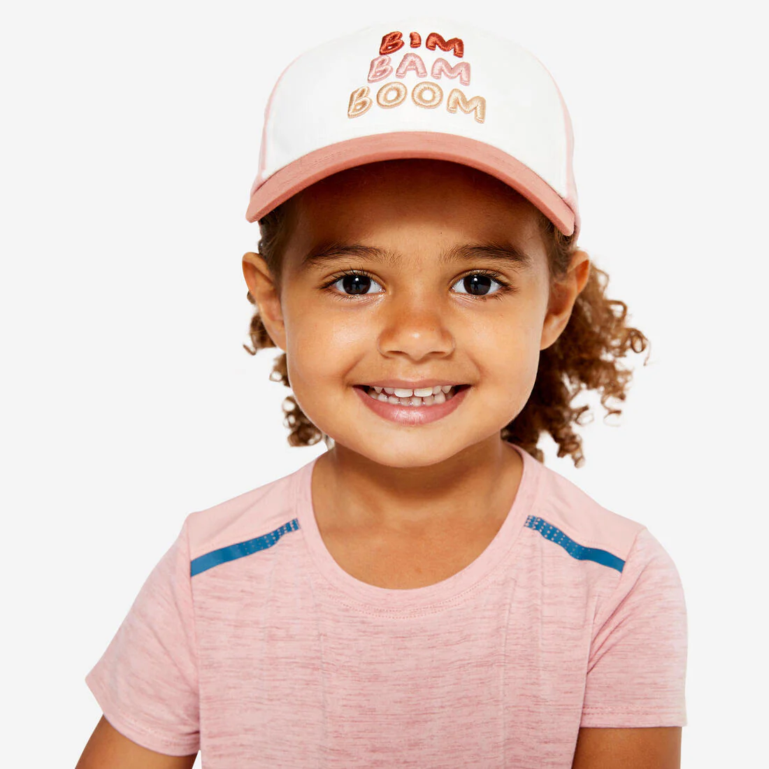 Baby's Unisex Adjustable Multisport Cap - Pink White Terracotta - Image 5