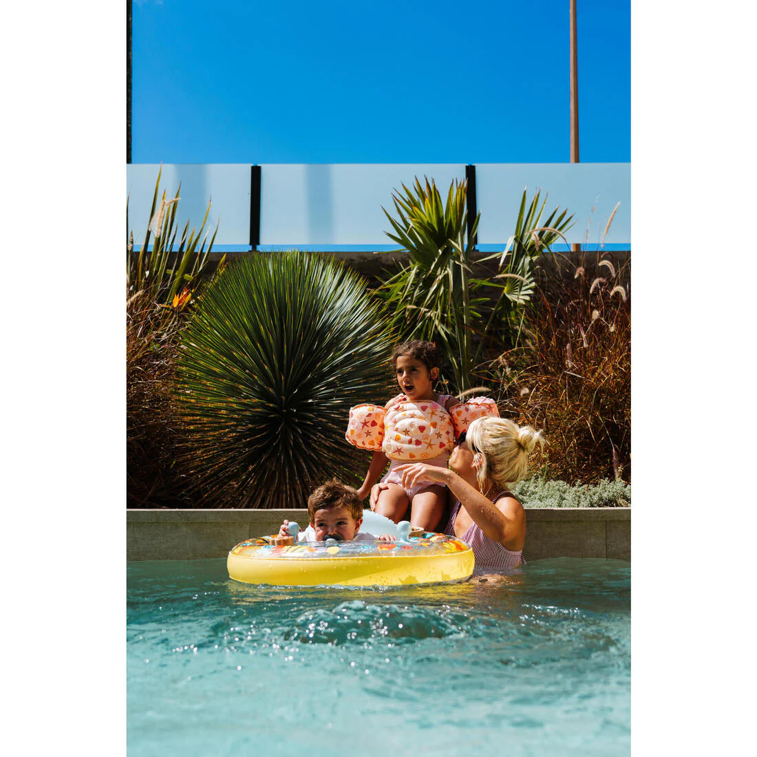 Baby seat swim ring with handles 7-15 kg - allfish yellow - Image 13