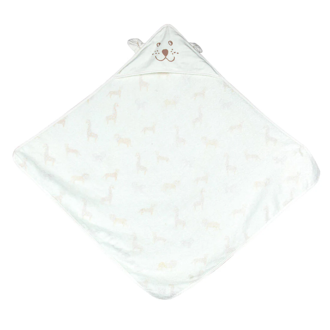 Baby Swimming Towel cotton with hood SAVANNAH print - Image 4