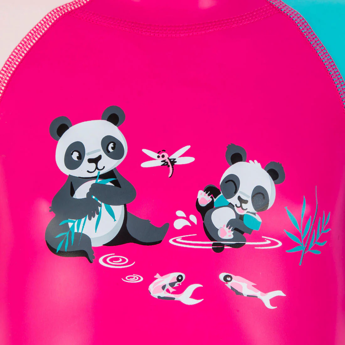 Baby UV Protection Wetsuit Kloupi - Panda Print - Image 14