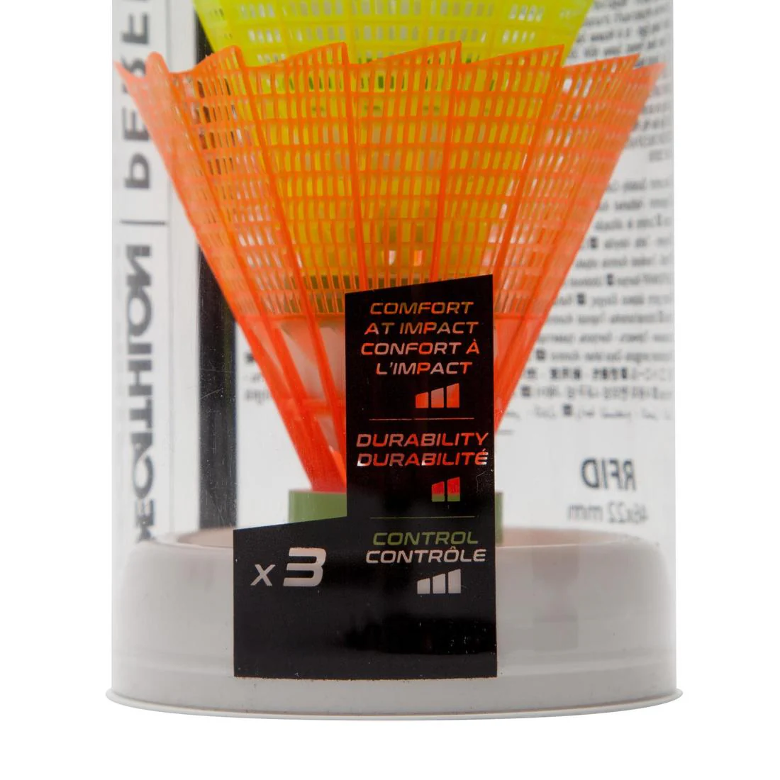 Ch plastic shuttlecock psc 100 medium x 3 wh gr or - Image 24