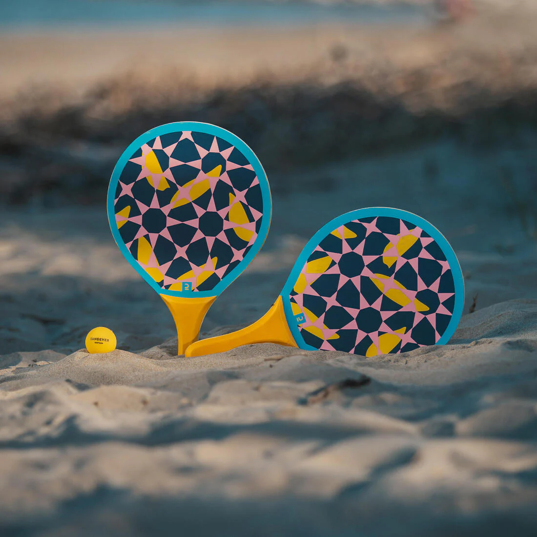 Beach Tennis Racket Set Woody Racket - Image 45
