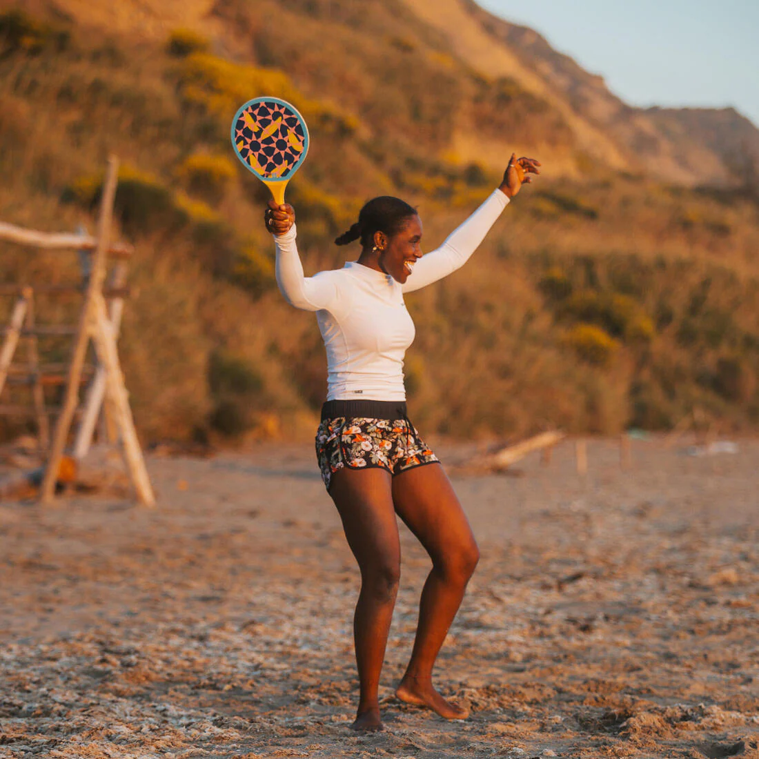 Beach Tennis Racket Set Woody Racket - Image 51