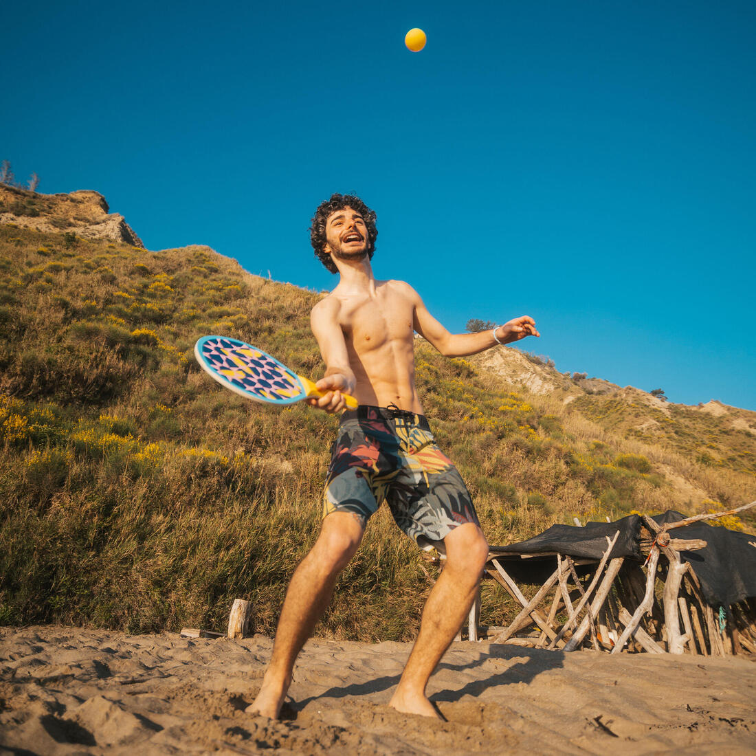 Beach Tennis Racket Set Woody Racket - Image 63