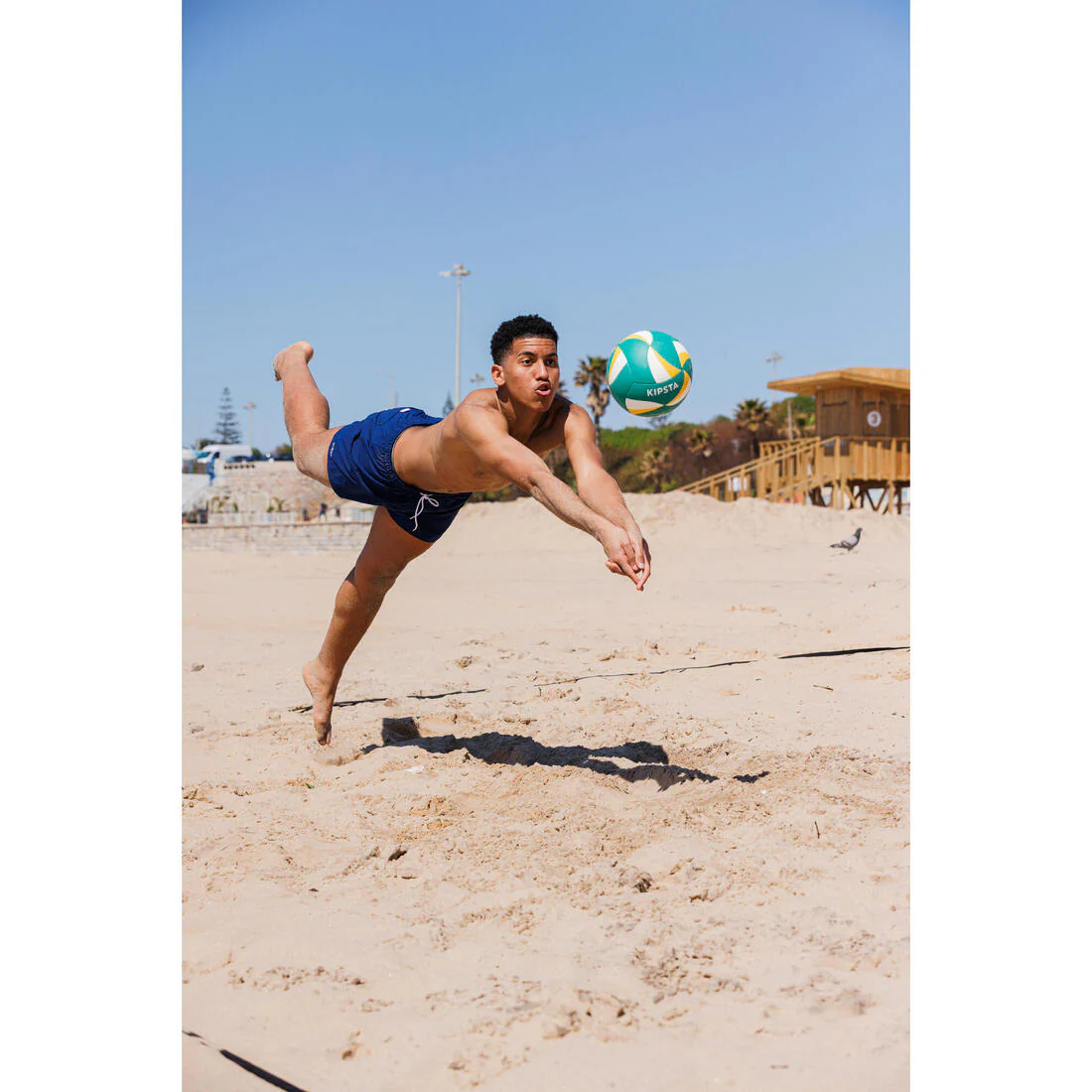 Beach Volleyball BV900 - Green/Yellow - Image 2