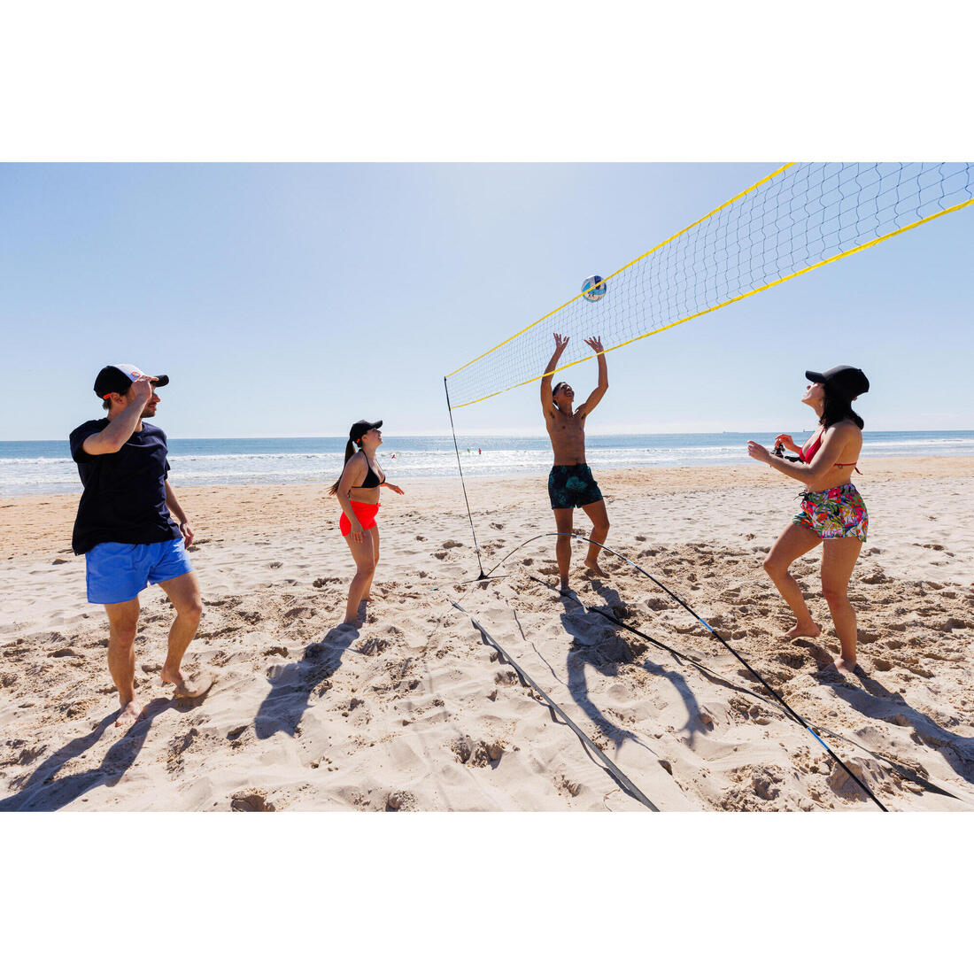 Beach Volleyball Size 5 BV100 Classic - Yellow & - Image 18