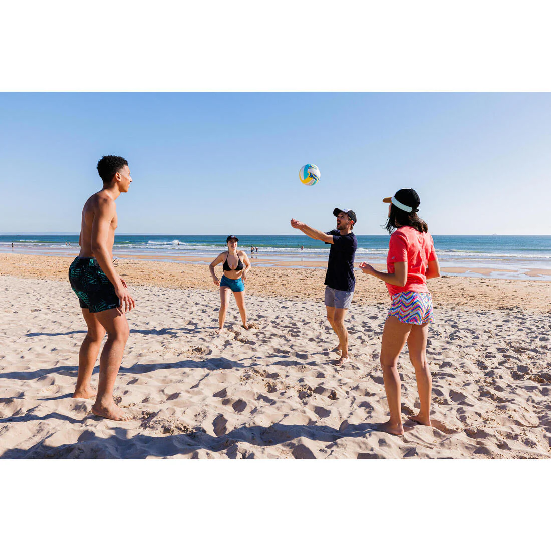 Beach Volleyball Size 5 BV100 Classic - Yellow & - Image 19