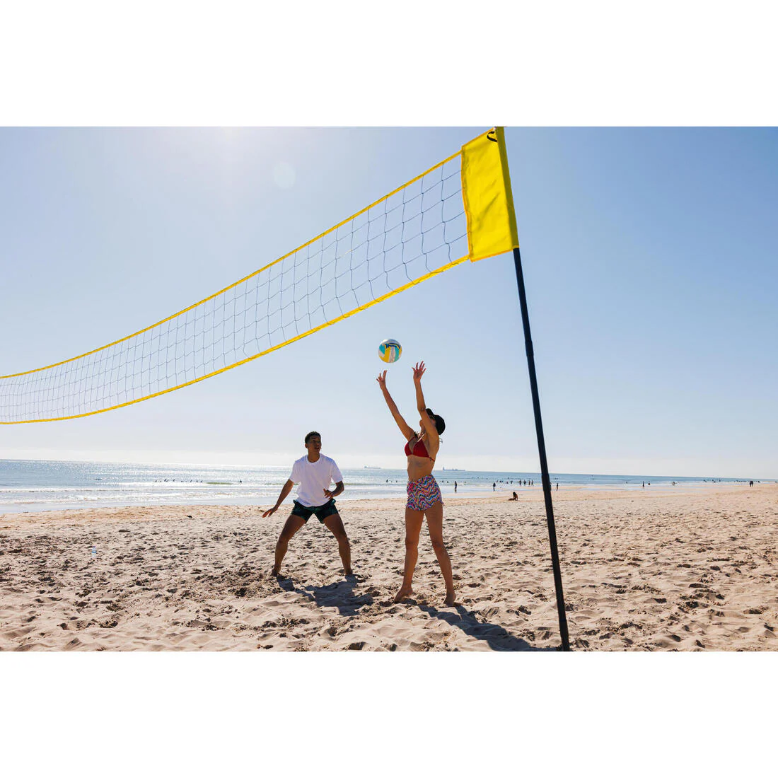 Beach Volleyball Size 5 BV100 Classic - Yellow & - Image 22