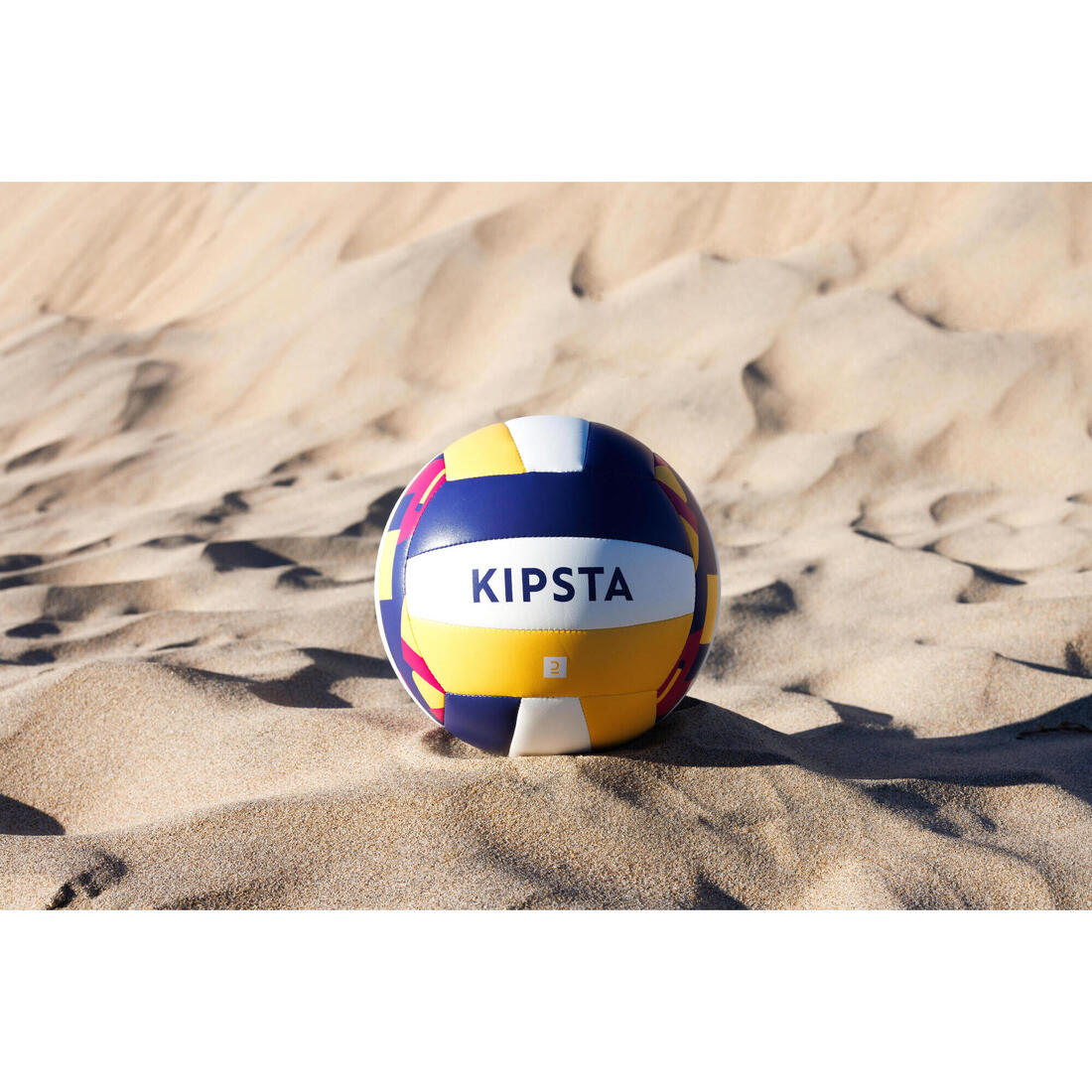 Beach Volleyball Size 5 BV100 Classic - Yellow & - Image 7