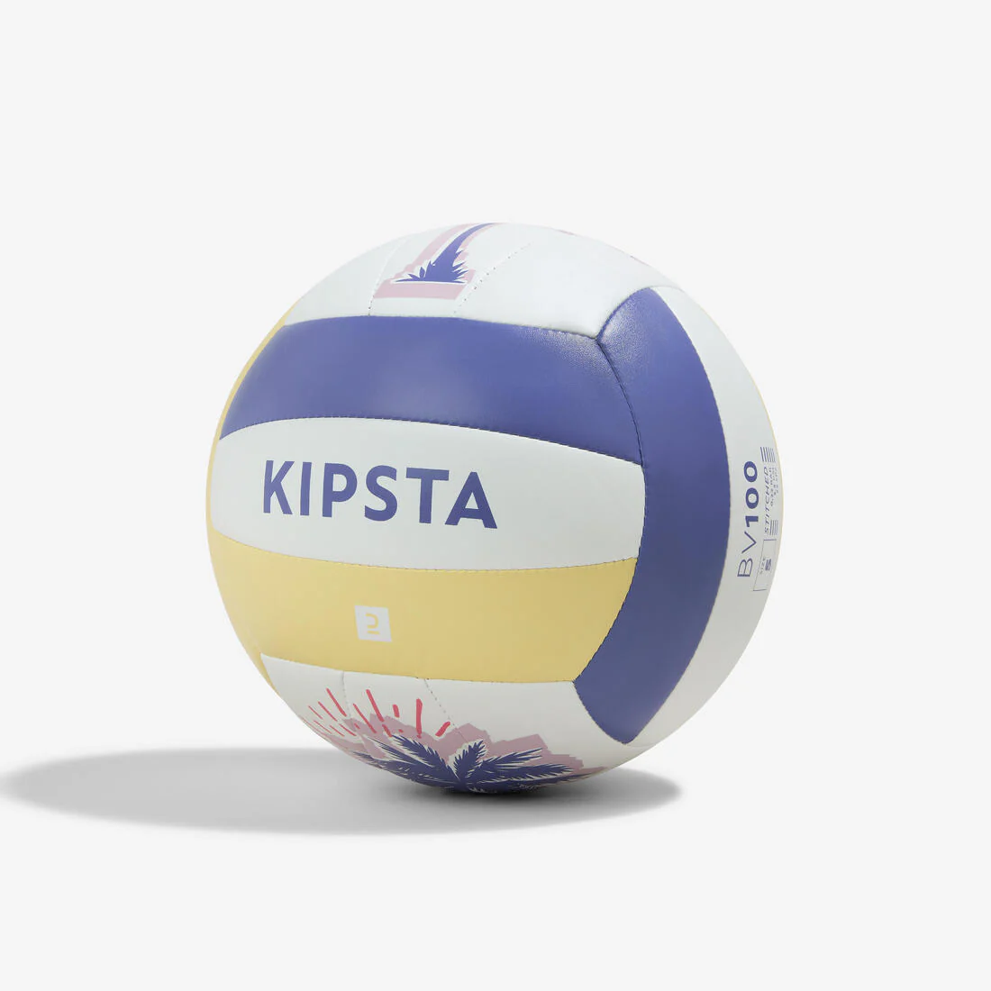 Beach Volleyball Size 5 BV100 Classic - Yellow & - Image 8