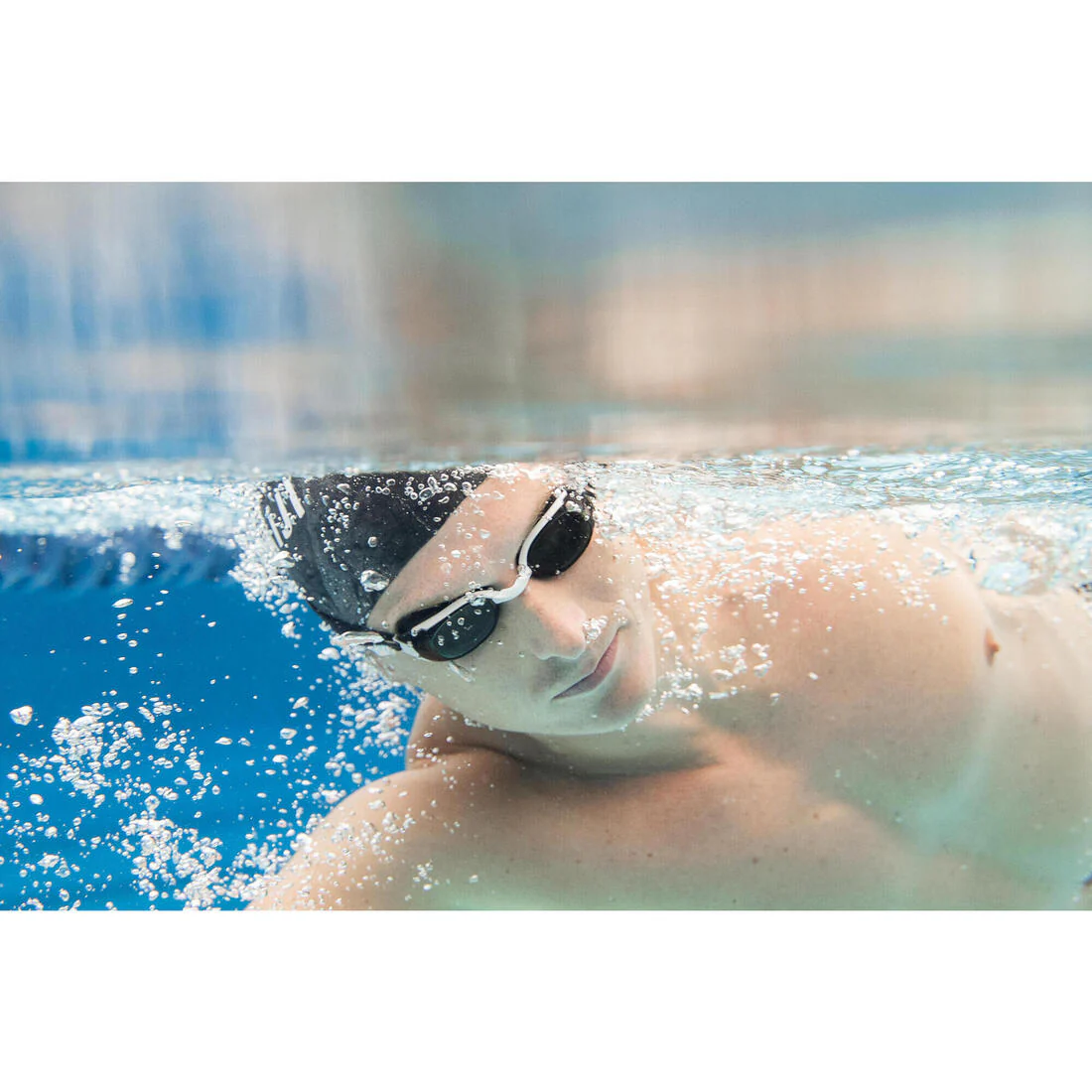 BFIT corrective swimming goggles - Smoked lenses - Single size - Black - Image 9