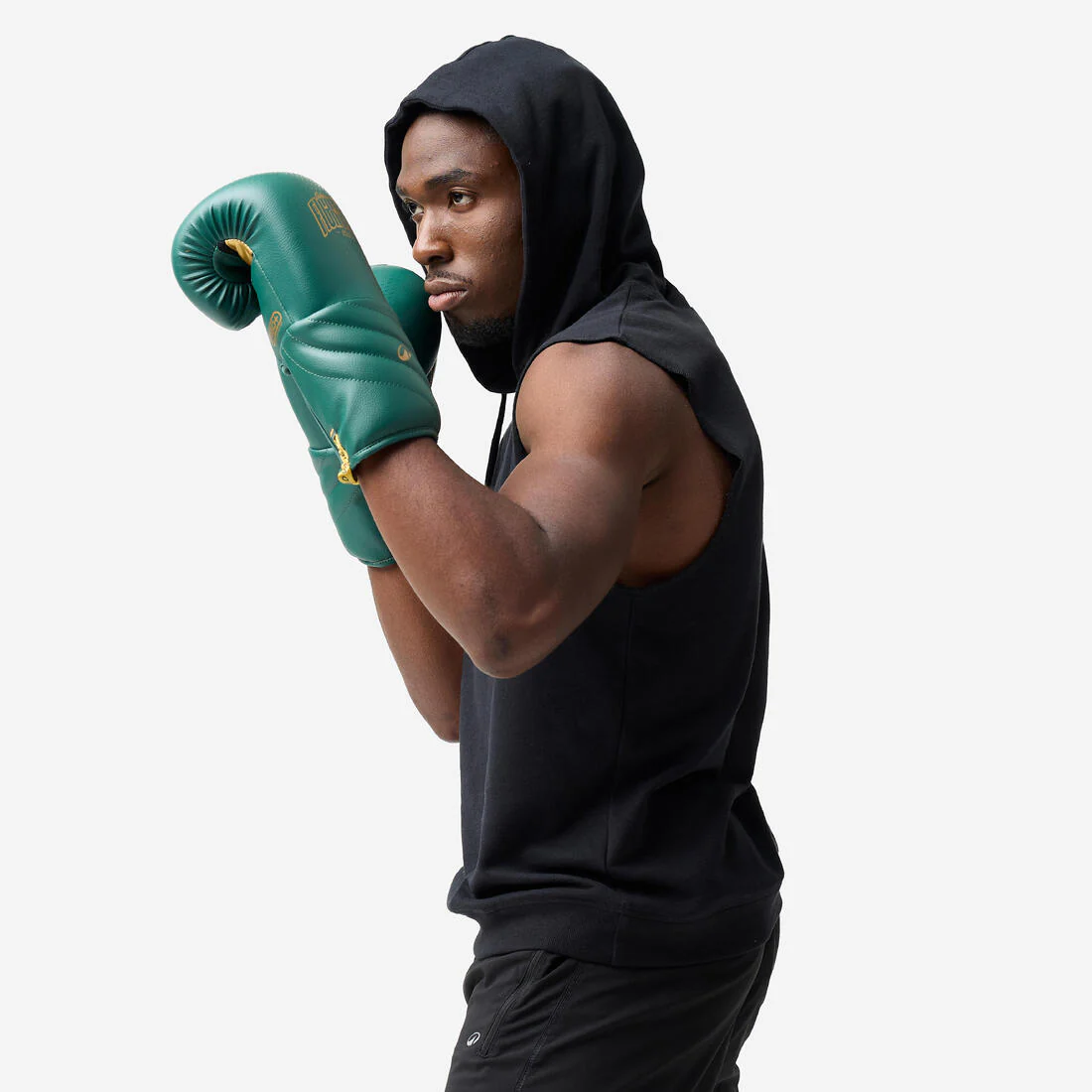 Boxing Hooded Tank Top - Black - Image 4