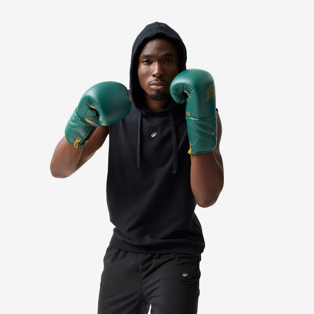 Boxing Hooded Tank Top - Black - Image 5