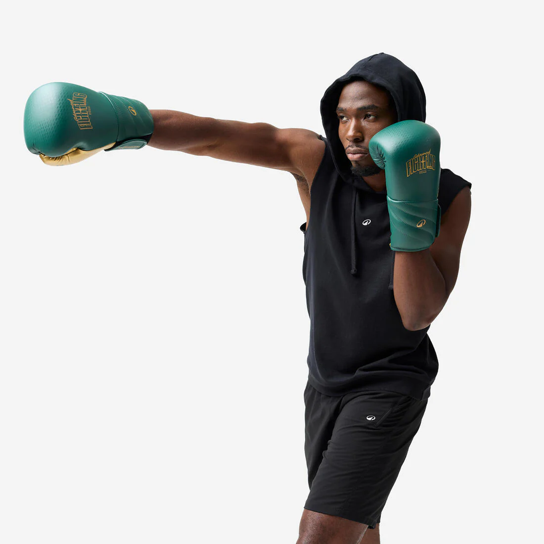 Boxing Hooded Tank Top - Black - Image 6
