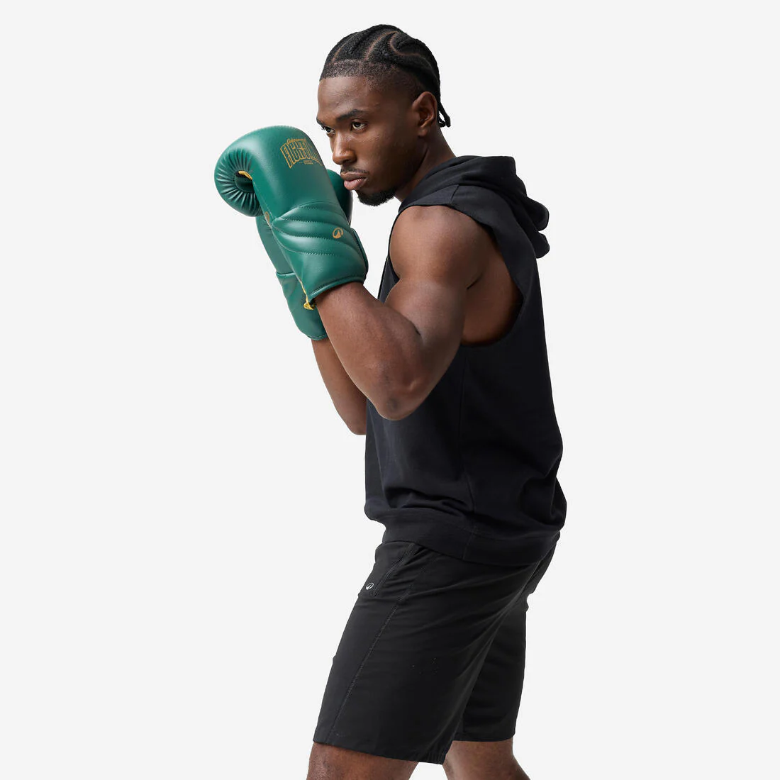 Boxing Hooded Tank Top - Black - Image 7