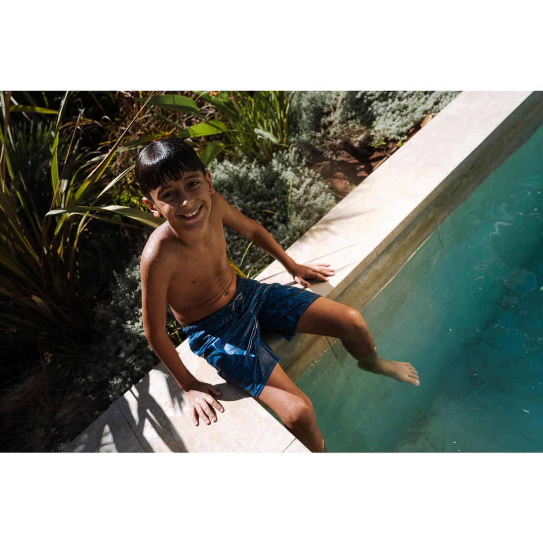 Boysâ swimming long swim shorts - 100 Hotu - Image 12