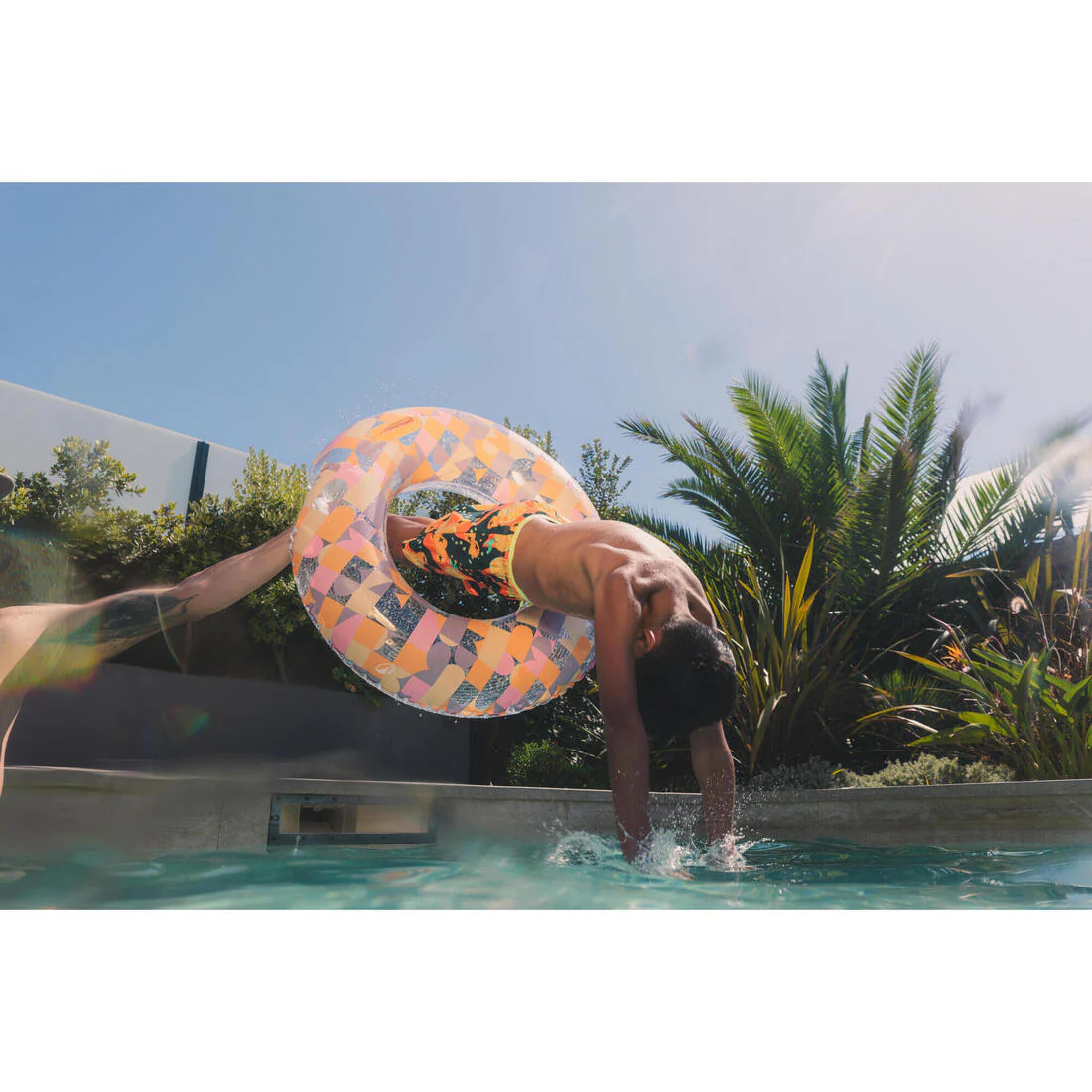 Boysâ swimming long swim shorts - 100 Hotu - Image 14