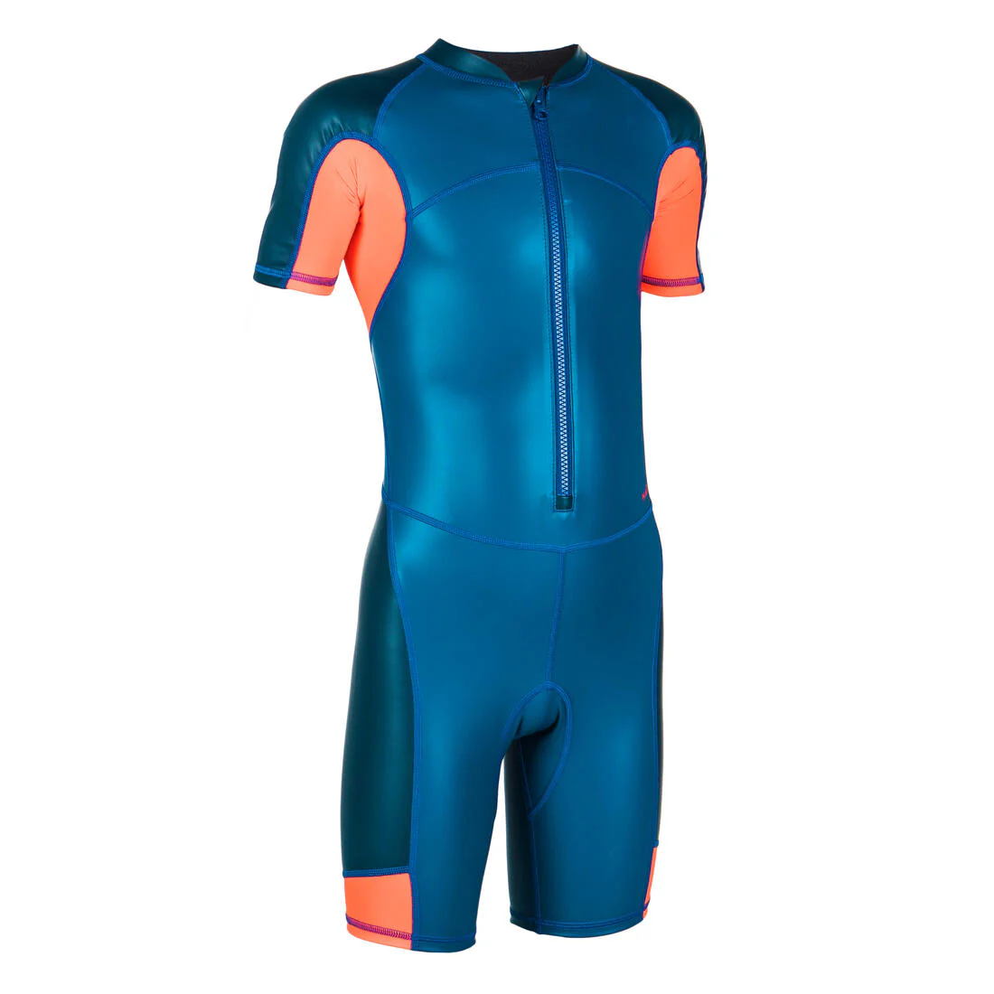 Boys’ Swimming Suit - Shorty 100 Kloupi - Blue Red - Image 6