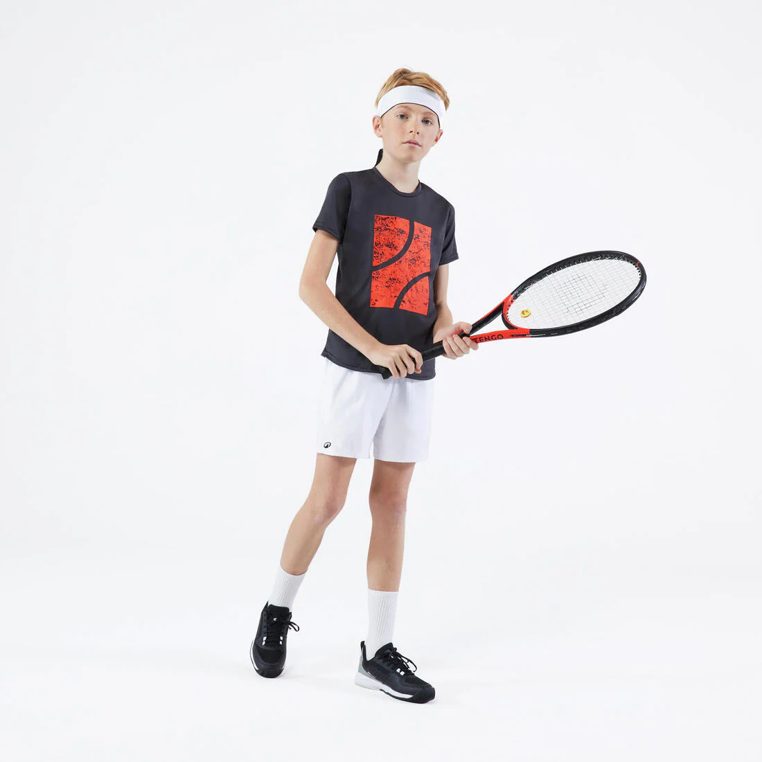Boys' Tennis Shorts TSH100 - White - Image 2