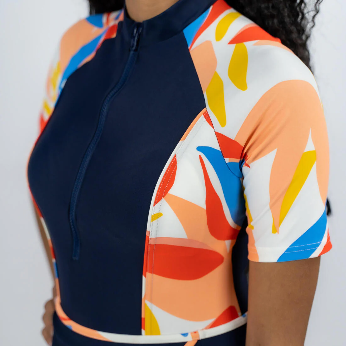 BURKINI RIME 100 SHORT SLEEVED NAVY LEA MELON - Image 3
