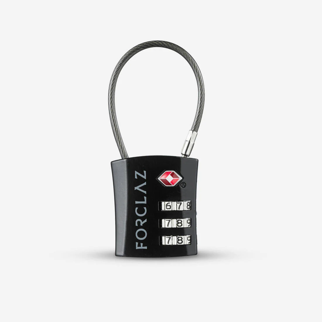 Cable travel combination lock, Travel TSA - Black
