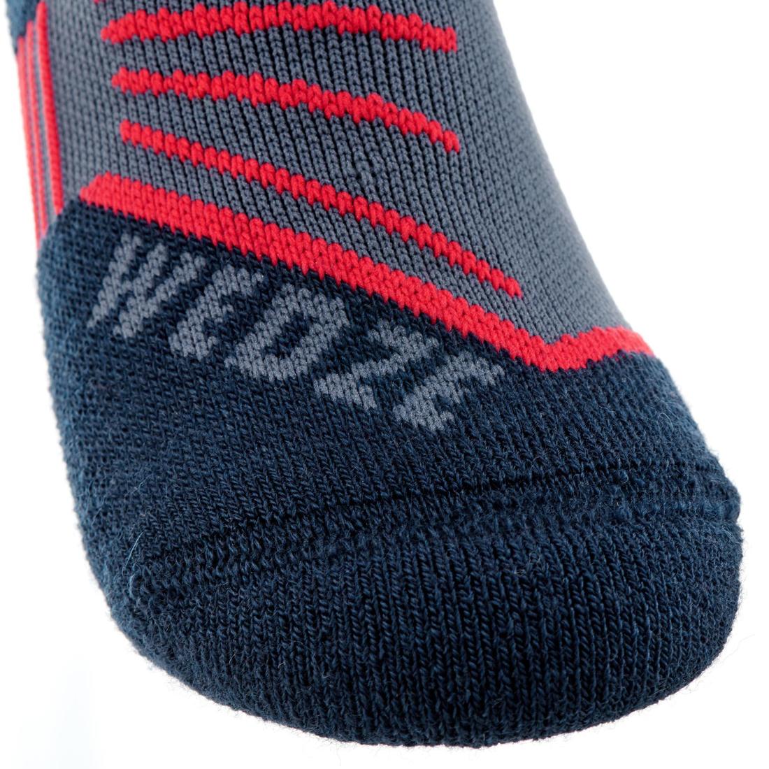 CHILDREN'S SKI SOCKS 500 - NAVY BLUE - Image 4