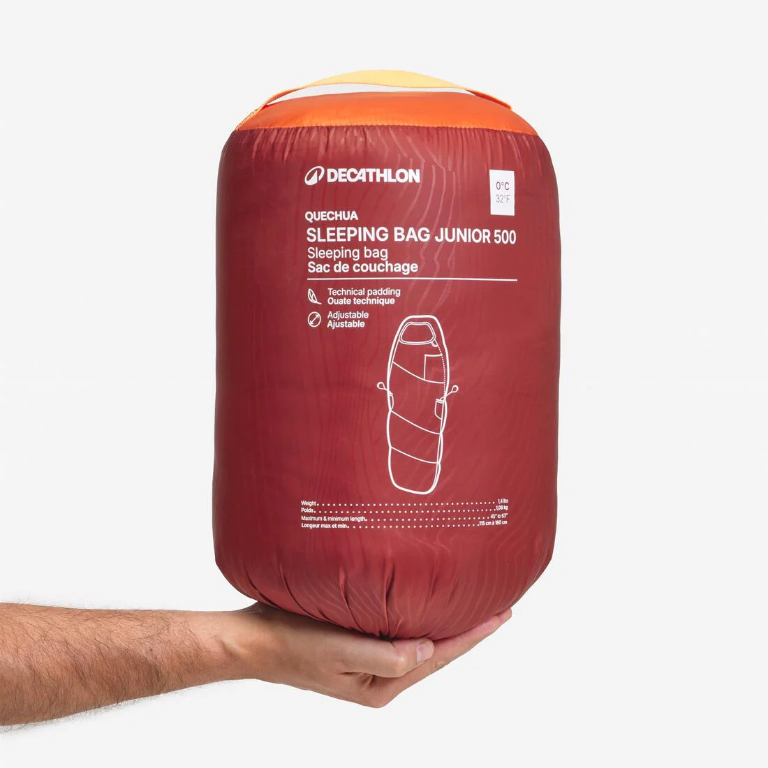 Childrenās Sleeping Bag 0°C, MH500 - Image 3