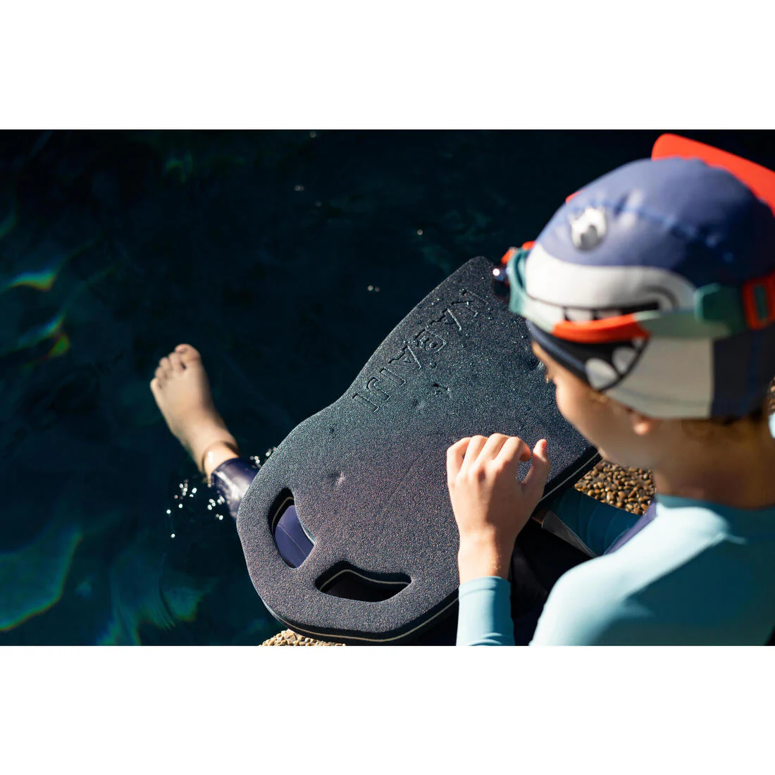 Coated mesh swimming cap - Printed fabric - Size S - Shark - Image 14
