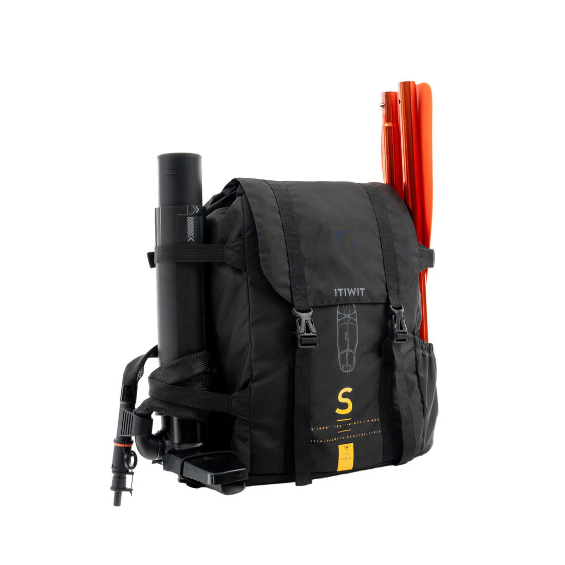 Compact stand up paddle and kayak dual-action, high-pressure pump 0-20 PSI - Image 3