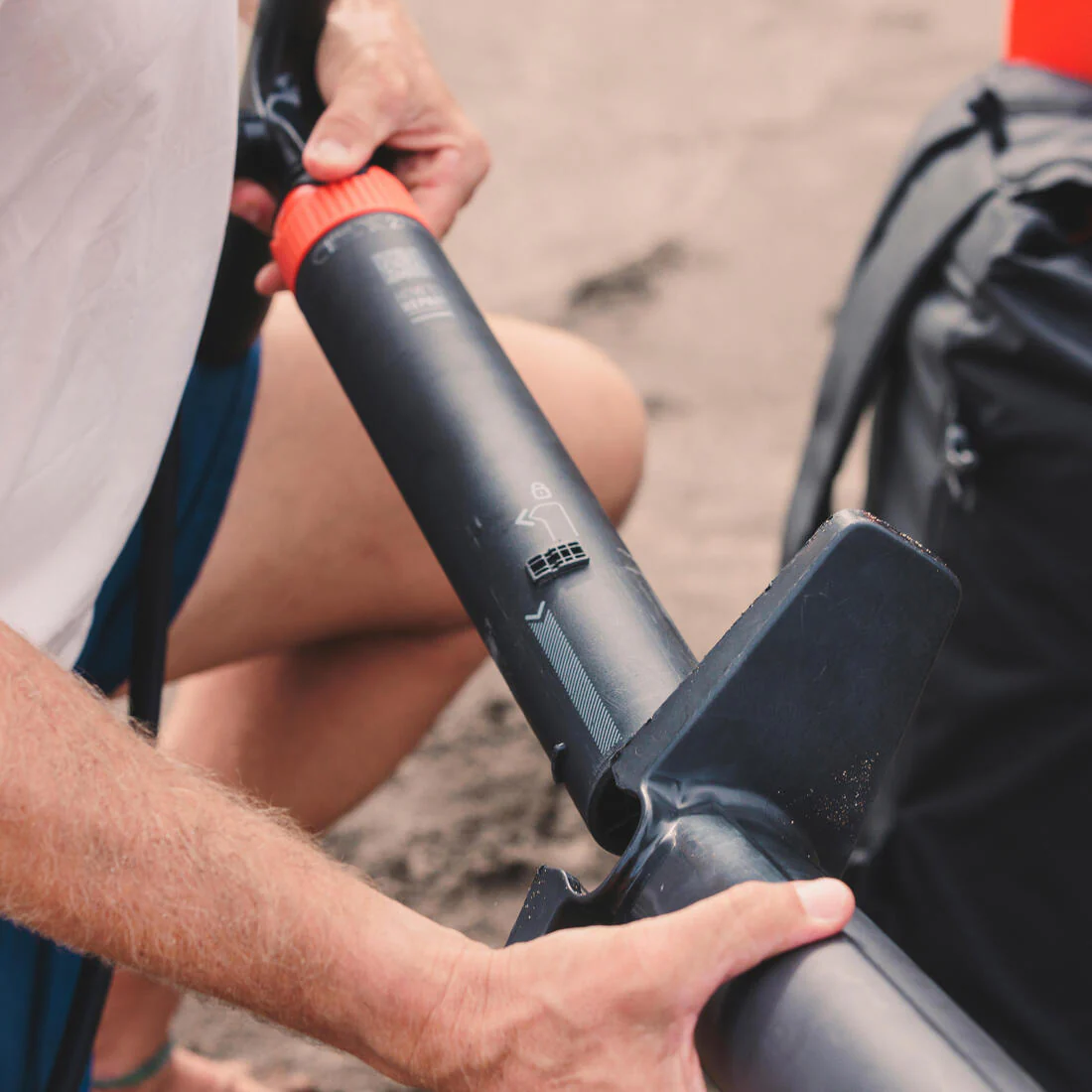 Compact stand up paddle and kayak dual-action, high-pressure pump 0-20 PSI - Image 7