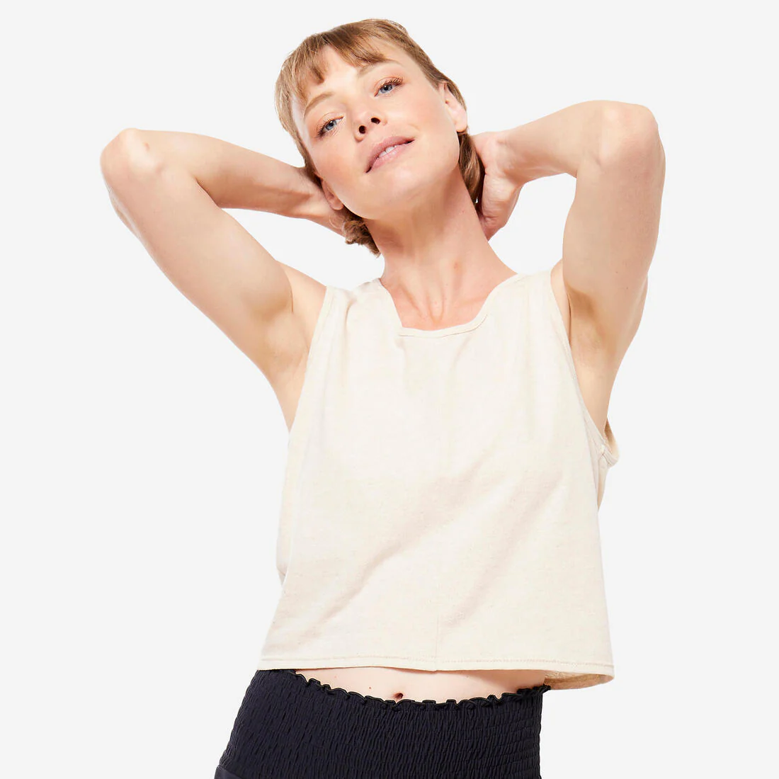 Cotton & Linen Yoga Tank Top Premium - Image 6