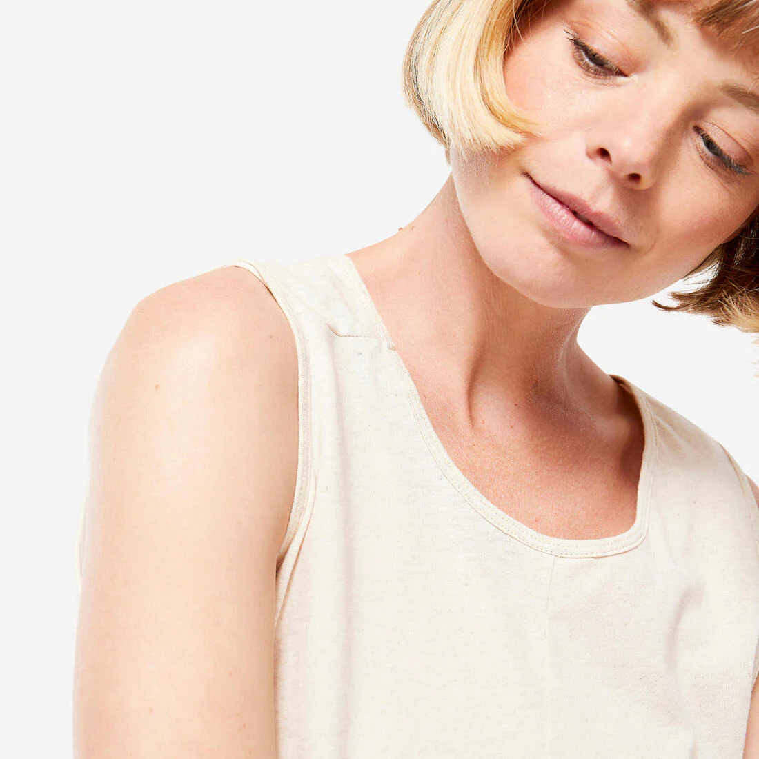 Cotton & Linen Yoga Tank Top Premium - Image 8