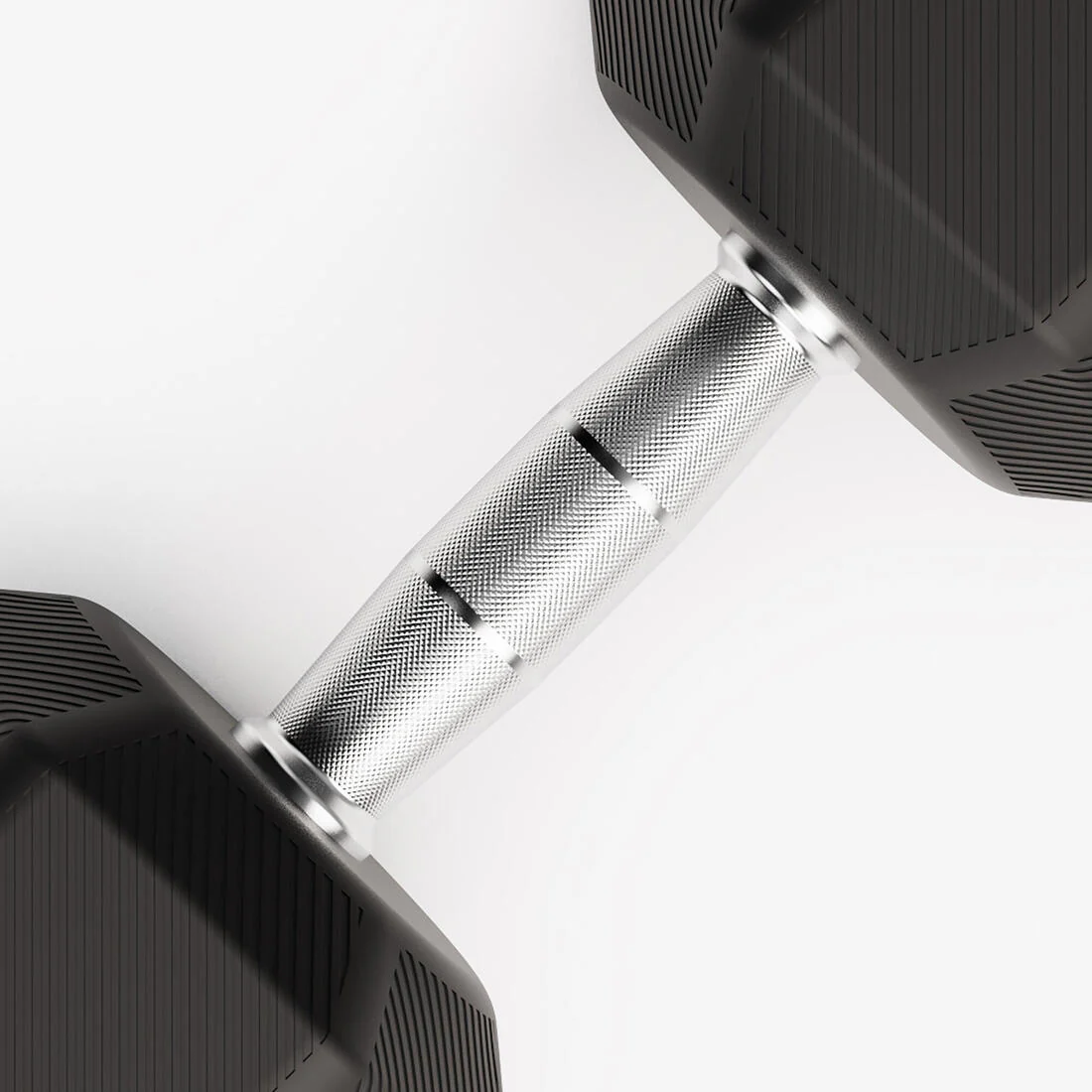 Cross Training and Weight Training 15Â kg Hex Dumbbell - Black - Image 3