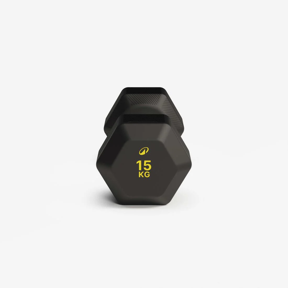 Cross Training and Weight Training 15Â kg Hex Dumbbell - Black - Image 4