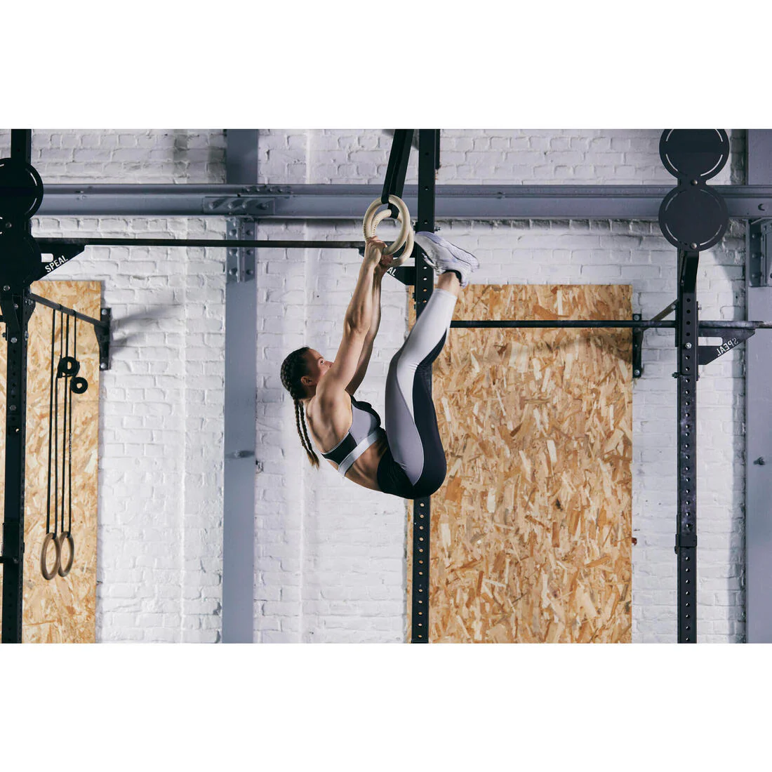 Cross Training Fitness Rings - Wood - Image 12