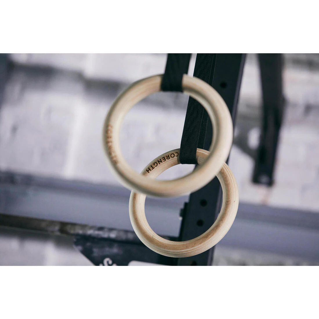 Cross Training Fitness Rings - Wood - Image 8