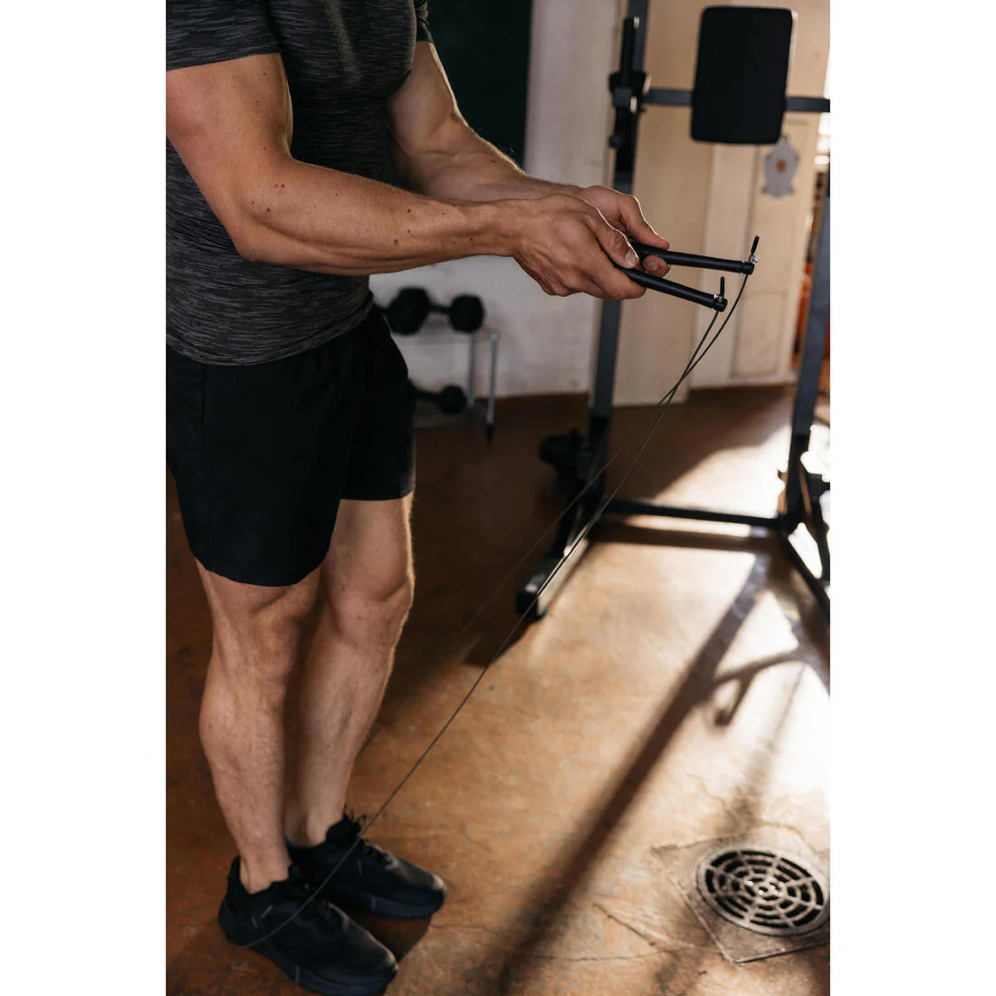 Cross-Training Speed Skipping Rope - Black - Image 8