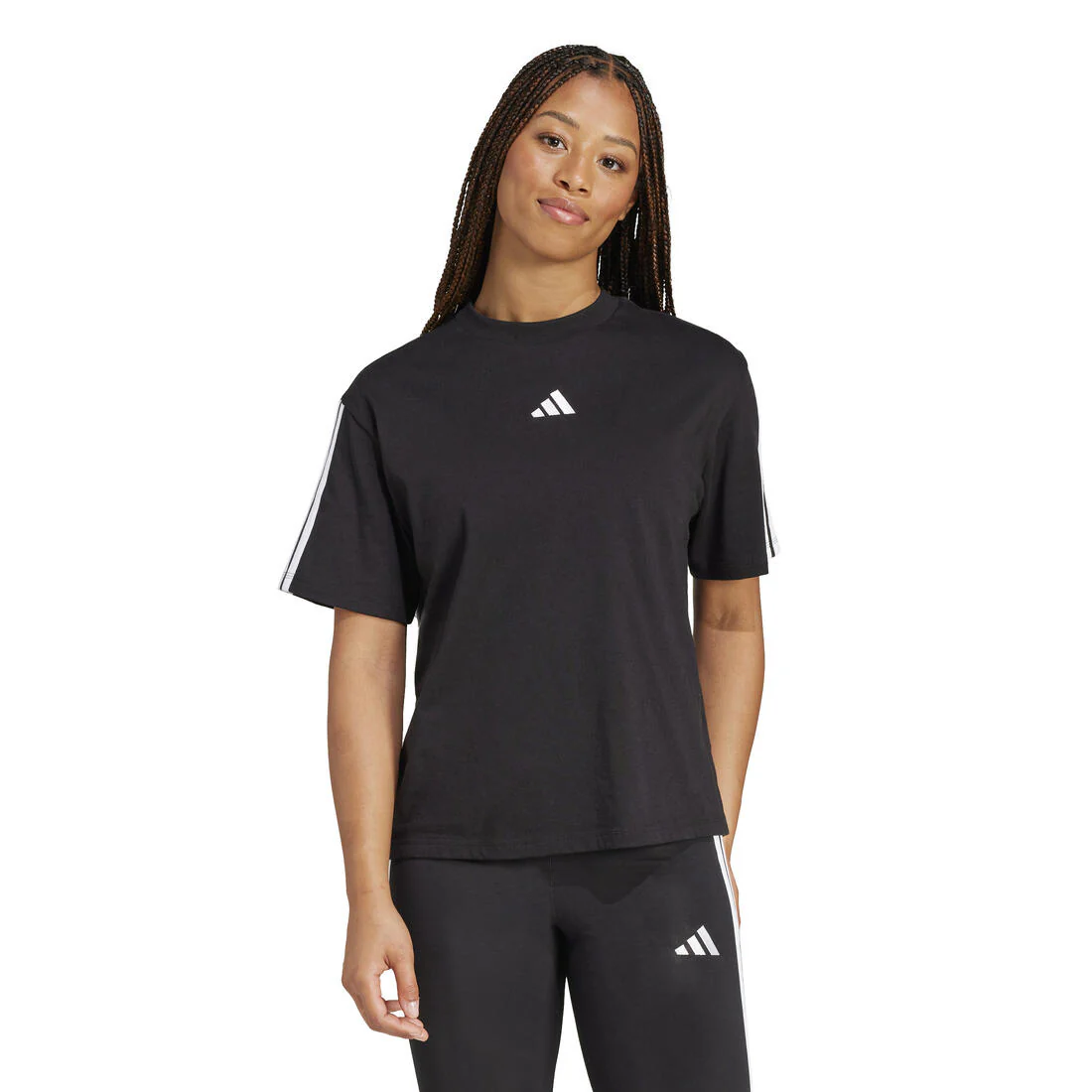 Essentials 3-Stripes Boyfriend T-Shirt - Image 5