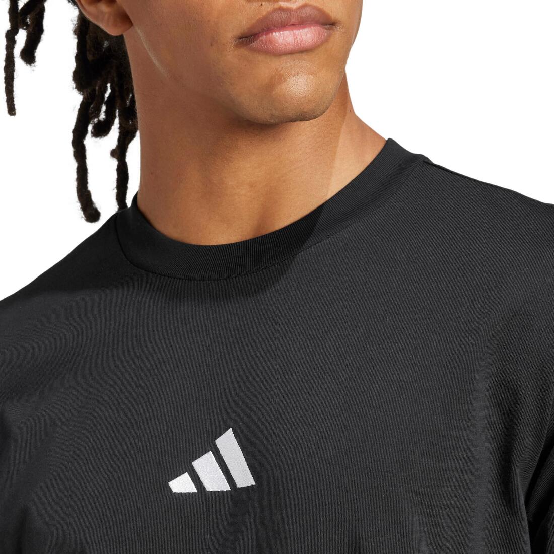 Essentials Small Logo Single Jersey T-Shirt, Black - Image 4