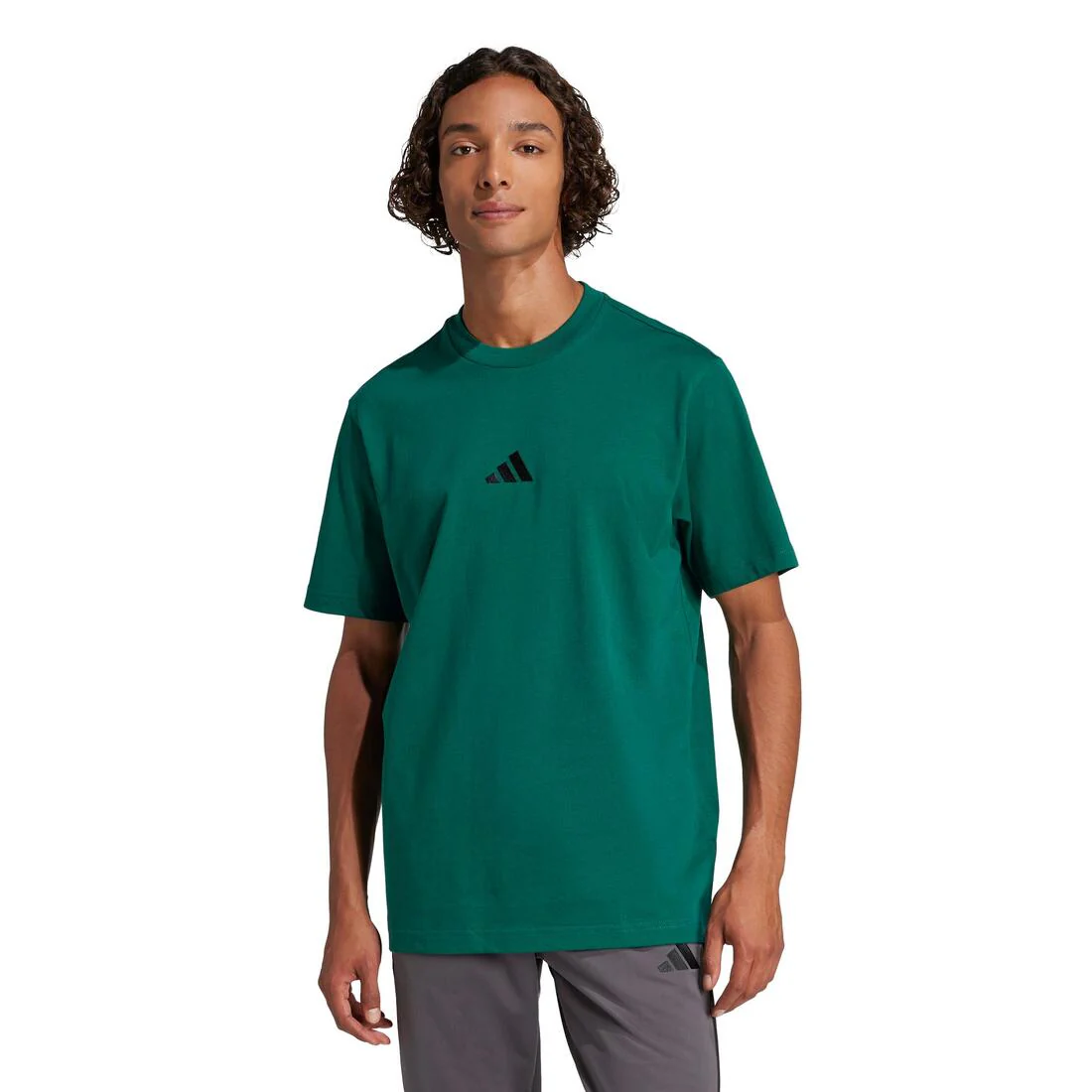 Essentials Small Logo Single Jersey T-Shirt, Green