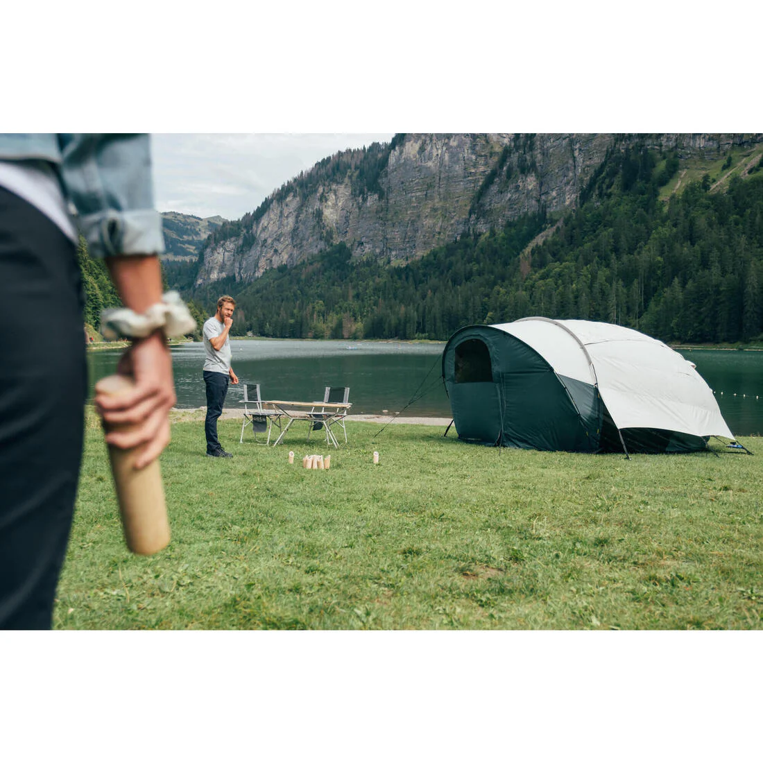 Foldable camping chair with armrest - Image 12