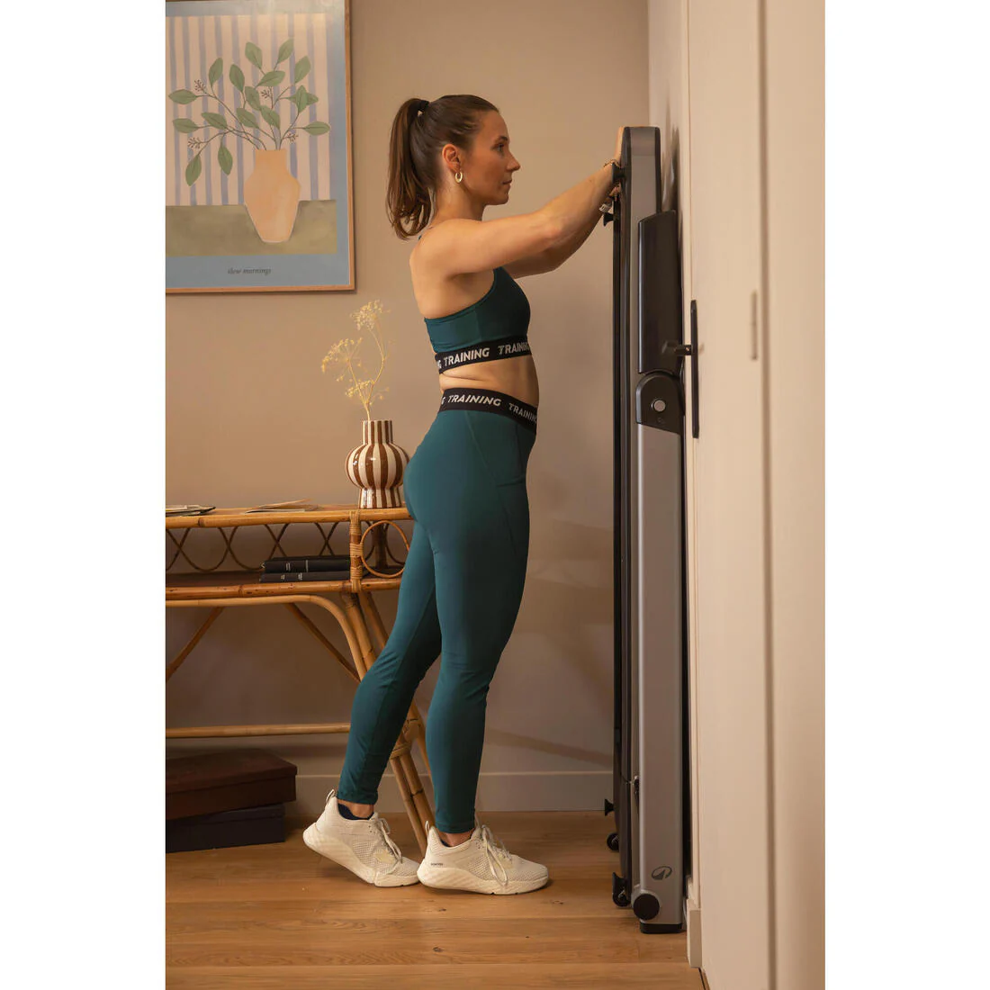 Folding Treadmill 14 km/h COMPACT RUN100, with Decathlon Warranty - Image 10