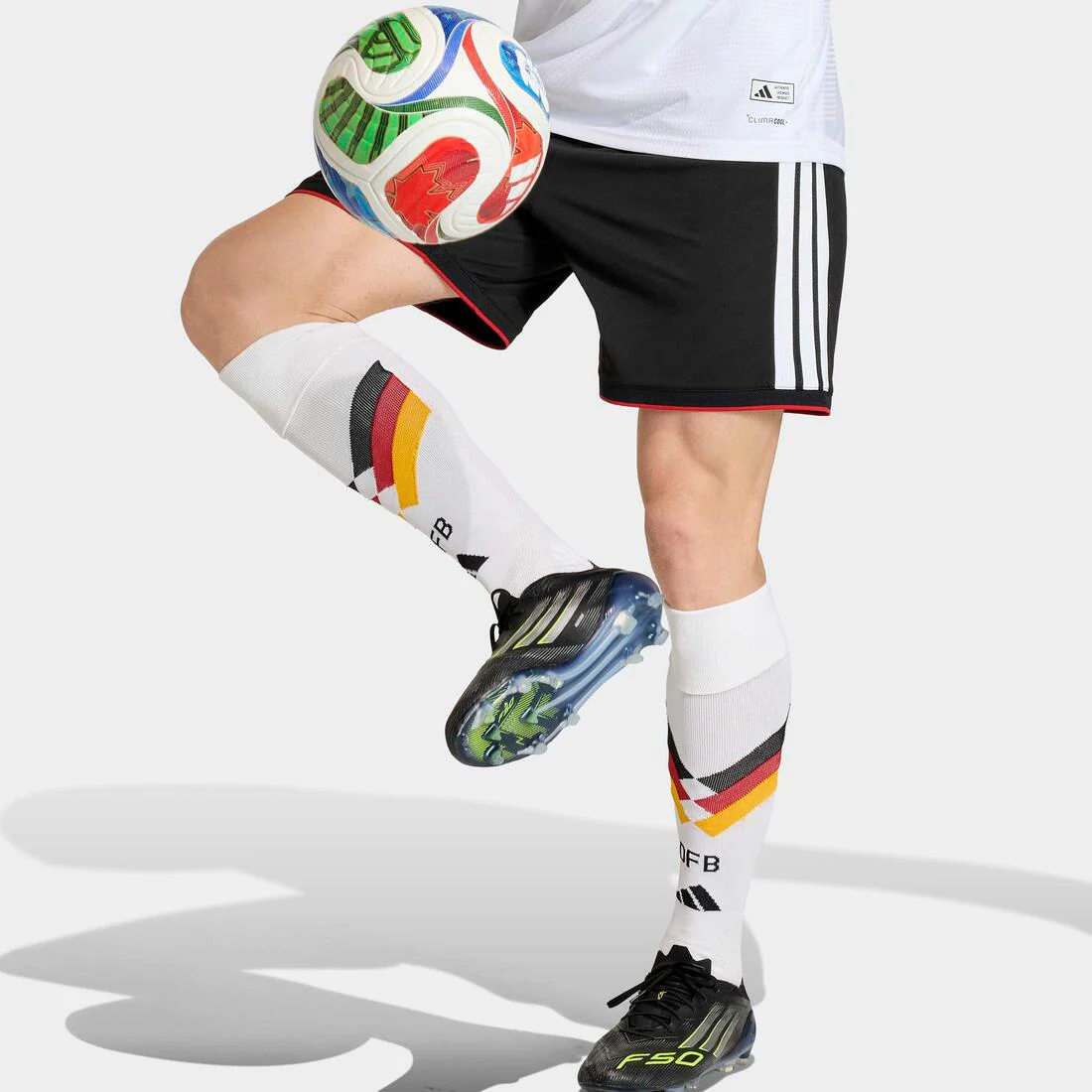 Germany 26 Home Replica Shorts, Black - Image 3