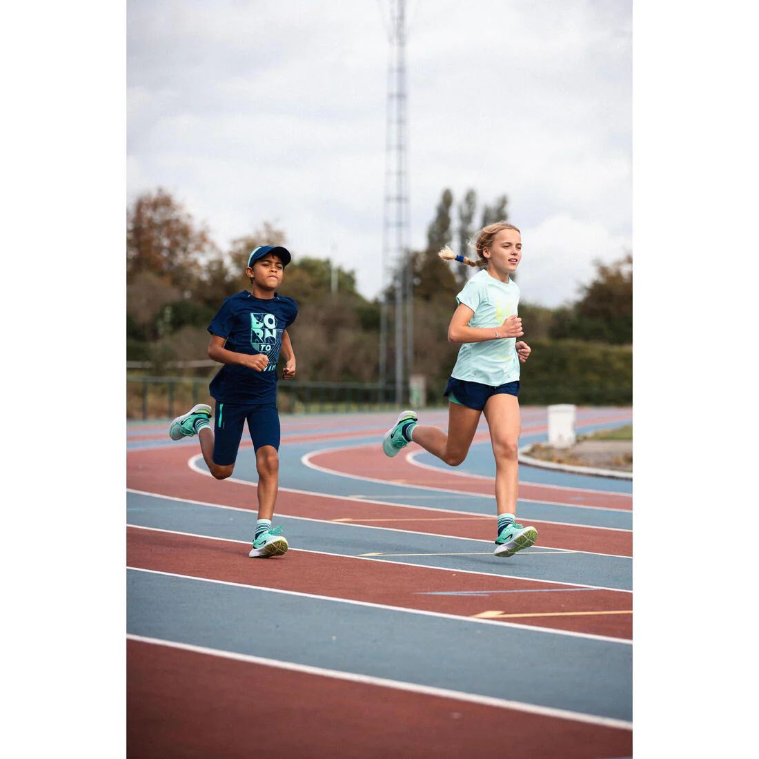 Girl's KIPRUN DRY+ 500 breathable running T-shirt - pastel - Image 34