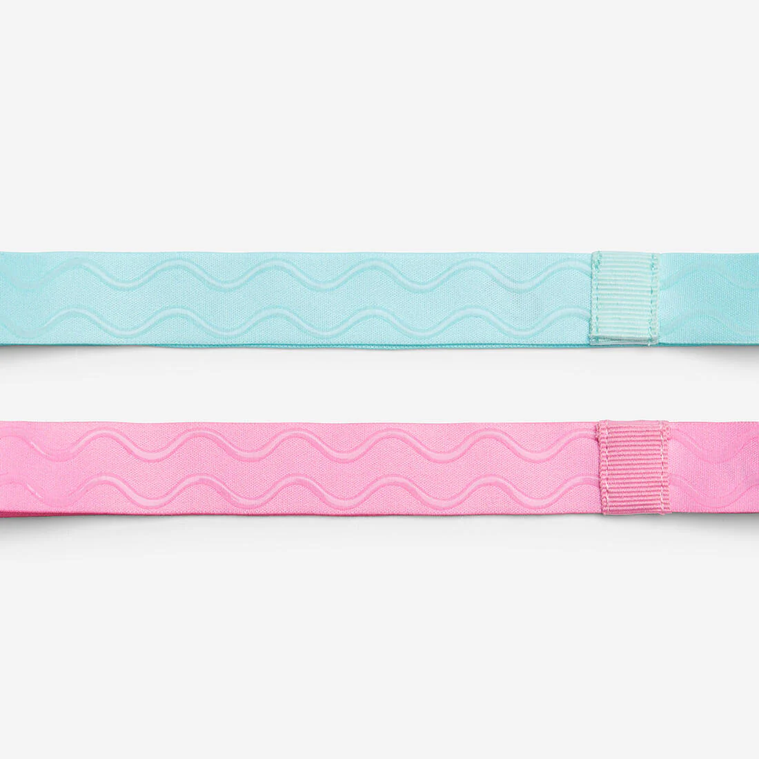 Girls' Multisports Thin Headbands Twin-Pack - Pink/Green - Image 5